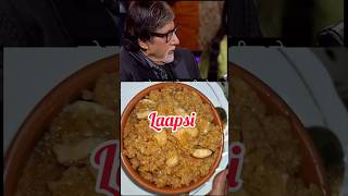 Amitabh ji ki Birthdays Special dish Laapsi Laapsi recipe trending youtubeshorts shortsfeed [upl. by Aivatnohs]