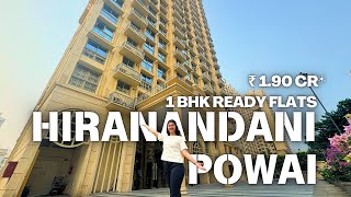 Hiranandani Gardens Powai 1 BHK Tour in Mumbai  Regent Hill  Review Price amp Brochure [upl. by Dowell]