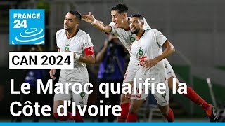 CAN 2024  Le Maroc qualifie la Côte dIvoire pour les huitièmes de finale • FRANCE 24 [upl. by Murray]