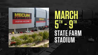 Mecum Glendale 2024  State Farm Stadium  March 59 [upl. by Teiv454]