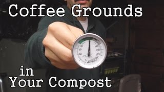 Using Coffee Grounds to Heat Up Compost in Your Tumbling Composter for FREE [upl. by Alios678]