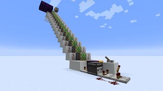 Simple Escalator Minecraft Java and Bedrock [upl. by Amitaf]