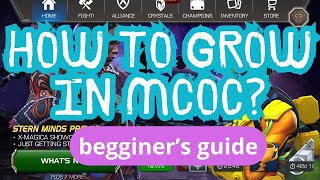 How to grow in MCOC a beginners guide [upl. by Yla]