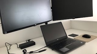 How to Setup 3 or more MonitorsScreens to a Laptop or PC Using Dell Dock D6000 Easiest Setup [upl. by Rech]