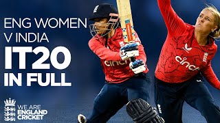 Glenn amp Dunkley Star  IT20 IN FULL  England Women v India [upl. by Bautram]