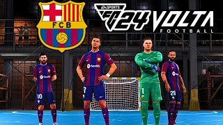 FC 24 Volta Top Goals  Barcelona vs Real Madrid  Ft Messi  Ronaldo and Neymar [upl. by Eednyl383]