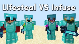 Lifesteal SMP VS Infuse SMP [upl. by Pontus]