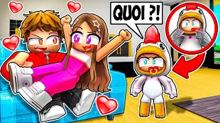 Jespionne UN COUPLE en BÉBÉ sur BROOKHAVEN Roblox [upl. by Nicki804]