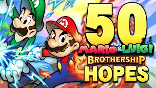 50 HOPES For Mario amp Luigi Brothership [upl. by Iny277]