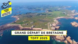 Grand Départ du TDFFAZ 2025  Bretagne terre de cyclisme [upl. by Orabla339]