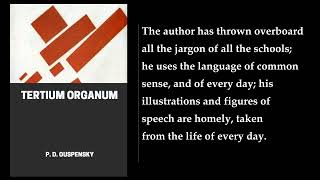 Tertium Organum 12 📖 By P D Ouspensky FULL Audiobook [upl. by Reynold649]