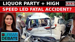 Dehradun Car Accident Liquor Party  High Speed Led Fatal Accident  The Urban Debate [upl. by Ayhdiv]