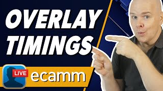 Adding timings to overlays with Stream Deck  Ecamm Live Tutorial [upl. by Nosbig812]