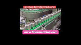 Aluminum Can Piston Filler Seamer [upl. by Nicoline464]