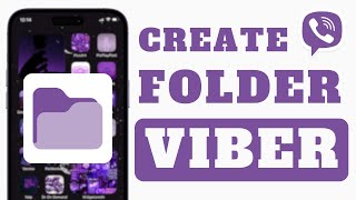 How To Create a Folder In Viber Easy Tutorial [upl. by Tennies]