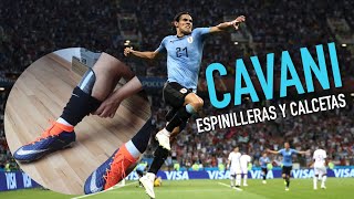 CAVANI  ESPINILLERAS Y CALCETAS  JUEGA COMO PROFESIONAL [upl. by Enail]