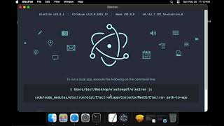 ElectronJS on Mac OSX using packager [upl. by Dhaf]