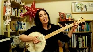 Banjo lesson 3  quotTake em Awayquot OCMS playalong Beginners tutorial  frailingclawhammer banjo [upl. by Ahsetra]