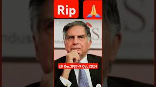 Ratan Tata ji passes away 😭😭 ratantata ratantatamotivation shortsfeed rip tata shorts viral [upl. by Aivartal]