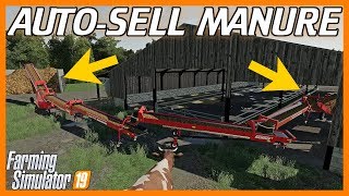 BELT SYSTEM TO AUTOSELL MANURE  Marwell Manor E16  Lets Play FS19 [upl. by Nyledam523]