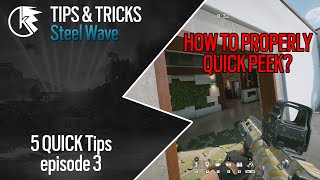 5 Easy Tips To Get BETTER FAST Rainbow Six Siege [upl. by Nerraj]