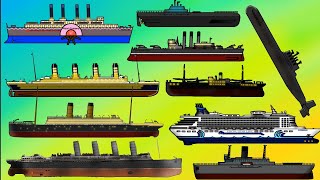 SINKING SHIPS Flipaclip full animation New edition 🛳️⚓ [upl. by Belshin]