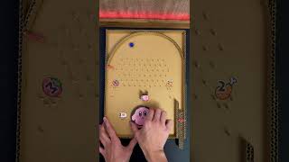 Marble ball catch game↑how to make↑Cardboard Kirby Nintendo craft [upl. by Yzmar185]