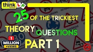 Driving Theory Test 2024 25 Of The Hardest Theory Questions How To Pass UK Theory Test Quiz Part 1 [upl. by Patnode]