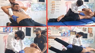 L4L5S1 Lumber spine me dard chiropractor treatment good 👍 treatment [upl. by Athena]