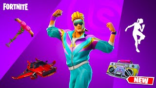 NEW SQUATINGDOG SKIN BUNDLE SHOWCASE FORTNITE CH 2 SEASON 5 MULLET MARAUDER SKIN AND HOT RIDE [upl. by Burhans899]