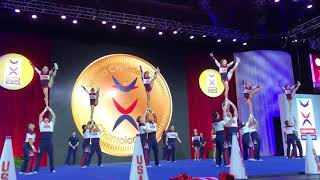 Team USA Coed Premier Cheer  ICU Worlds 2018 Day 1 [upl. by Berlyn]