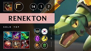 Renekton Top vs Lucian Godlike  KR Challenger Patch 1416 [upl. by Cari]