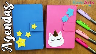 HAZ UNA AGENDA SUPER CUTE PARA ORGANIZARTE  DIY  FÁCIL [upl. by Sil966]