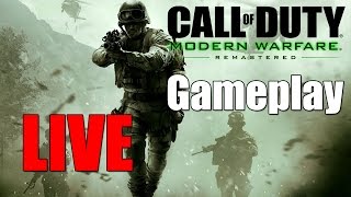 Call of Duty  Modern Warfare Remastered  Gameplay LIVE  parte 2 [upl. by Trevethick]