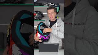 So bekommst du deinen Motorradhelm von innen sauber ⛑️🧼 Motorradhelm [upl. by Gerdy]