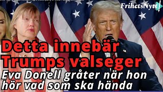 Börjar gråta i direktsändning när hon inser vad Trumps valseger egentligen innebär [upl. by Helene]