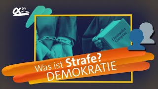 Was ist Strafe  alpha Lernen erklärt Demokratie RESPEKT [upl. by Yelwar]