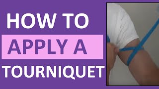 How to Apply amp Tie a Tourniquet When Drawing Blood or Starting an IV [upl. by Bodi868]