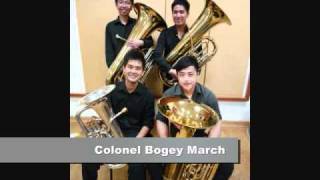 Colonel Bogey March Tuba Quartet [upl. by Einolem622]