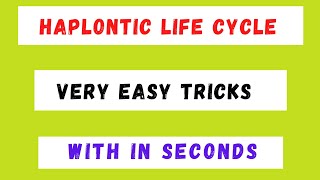 Haplontic Life Cycle Tricks  Plant Kingdom [upl. by Llenrag]