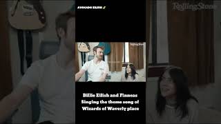 Billie Eilish and Finneas sing Wizards of Waverly place theme song [upl. by Chelsae]