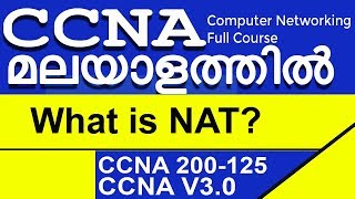 What is NAT in Networking  CCNA Certifications Training in Malayalam  Computer Networking [upl. by Schuman718]