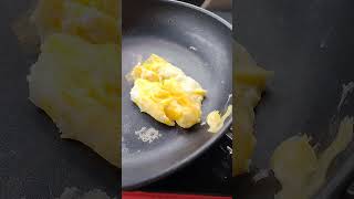 Cooking a fried egg sandwich in the van advanced techniques part 1 [upl. by Rahmann]