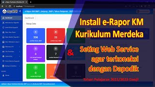 Install e Rapor Kurikulum Merdeka dan Seting Web Service Agar Terhubung dengan Dapodik [upl. by Nidla]