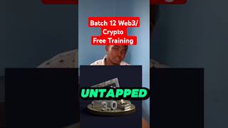 BATCH 12 Web3 Free Training click the link 2 join httpschatwhatsappcomDzJnBtjITVj7rW01BJiPfF [upl. by Yesllek]