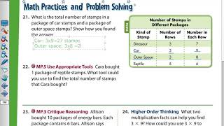 Savvas realize MATH Book Grade 3 Lesson APPLY PROPERTIES 3 AS A FACTOR [upl. by Hare]