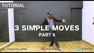 How to Dance  Basic Dance Steps for beginners  3 Simple Moves  Part 4 [upl. by Eronel]