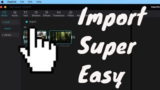 How To Import Videos Into CapCut  All Media Files  Quick amp Easy [upl. by Anaid463]