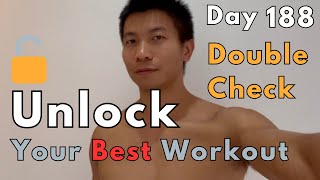 Unlock Your Best Workout by DoubleCheckingworkout daily day 188 workout [upl. by Khajeh]