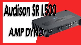 Audison SR 1500  1 Kanal Class D Endstufe  Car Amplifier  Amp Dyno [upl. by Gabrielli]